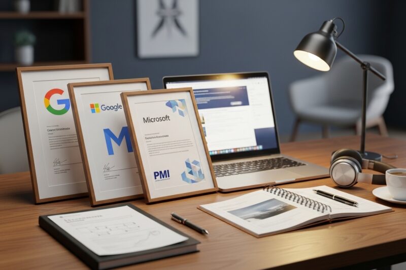 Jak zdobyć certyfikat Google, Microsoft lub PMI?