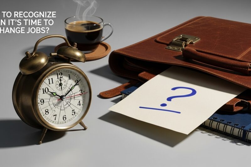 Jak rozpoznać, że czas zmienić pracę?