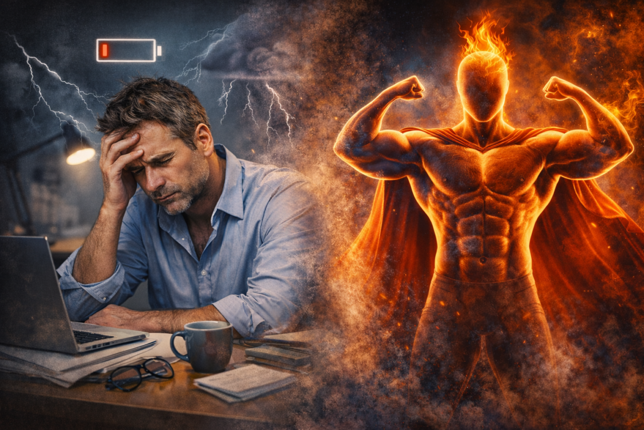 Niski testosteron a wypalenie zawodowe – kiedy to nie jest tylko kwestia motywacji do pracy