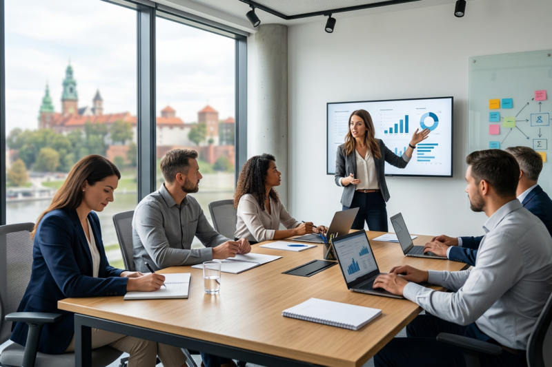 Ranking najlepszych firm szkoleniowych w Krakowie 2026 – Top 10 ośrodków rozwoju biznesu