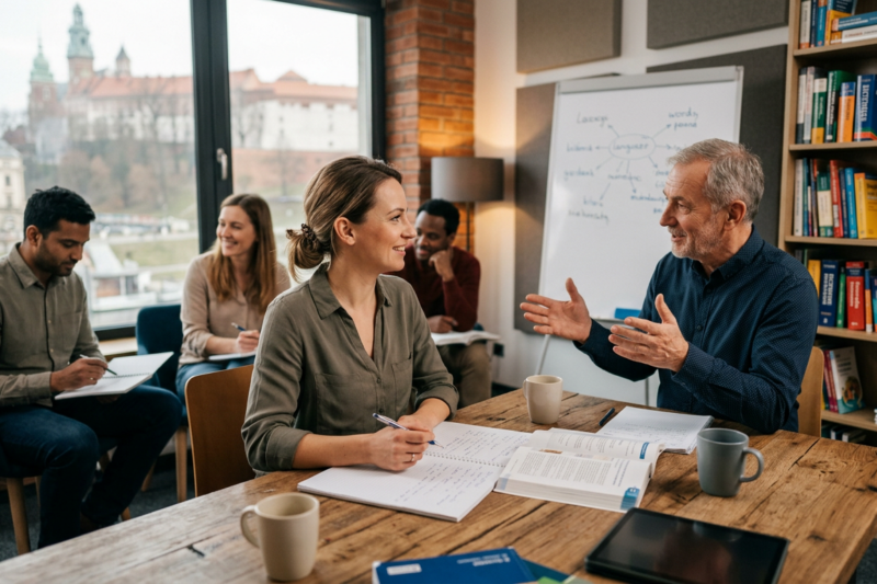 Ranking najlepszych szkół językowych dla dorosłych Kraków 2026 - Wybierz profesjonalny kurs